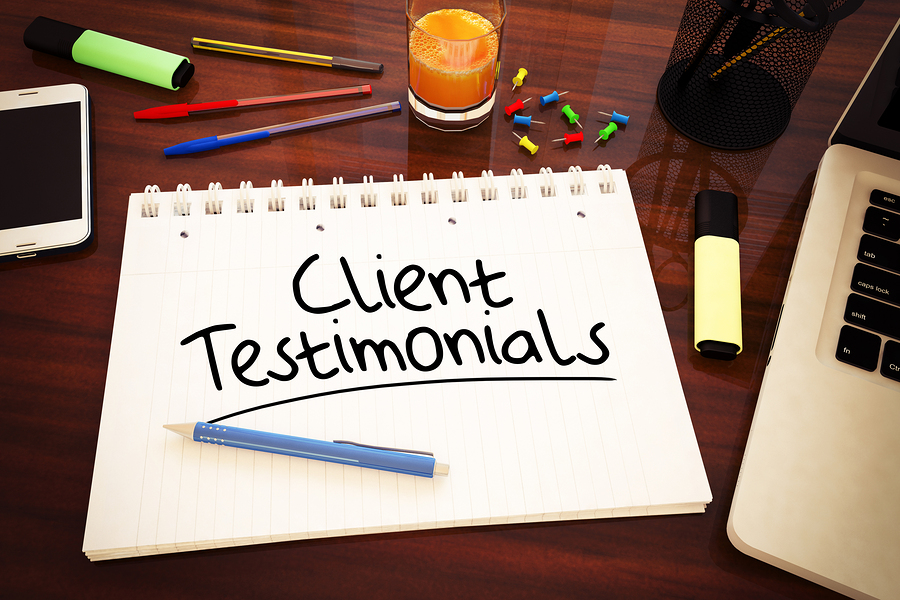 getting client testimonials
